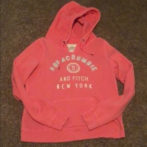 Coral Abercrombie & Fitch hoodie